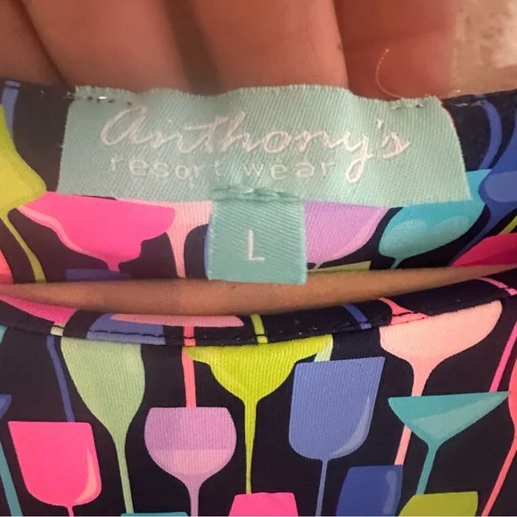 Colorful Anthony's Resort Wear Dress - Picture 3 of 9